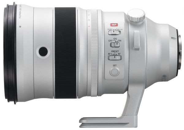 Fujifilm XF 200mm f/2,0 R LM OIS WR + Telekonverter XF 1.4X TC F2 WR  Fujifilm X grau-silber