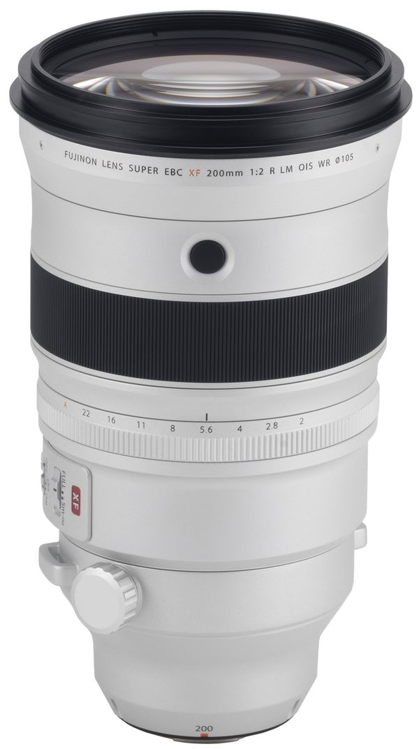 Fujifilm XF 200mm f/2,0 R LM OIS WR + Telekonverter XF 1.4X TC F2 WR  Fujifilm X grau-silber