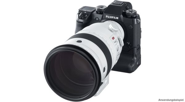 Fujifilm XF 200mm f/2,0 R LM OIS WR + Telekonverter XF 1.4X TC F2 WR  Fujifilm X grau-silber