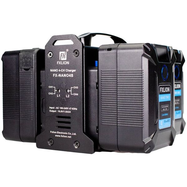 FXLion NANO quad channel Charger 