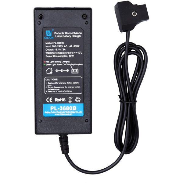 FXLion V-lock Ladegerät / AC Adapter für BPM series (D-tap) 
