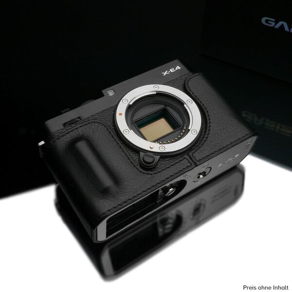 Gariz Halbtasche  schwarz passend für Fujifilm X-E4