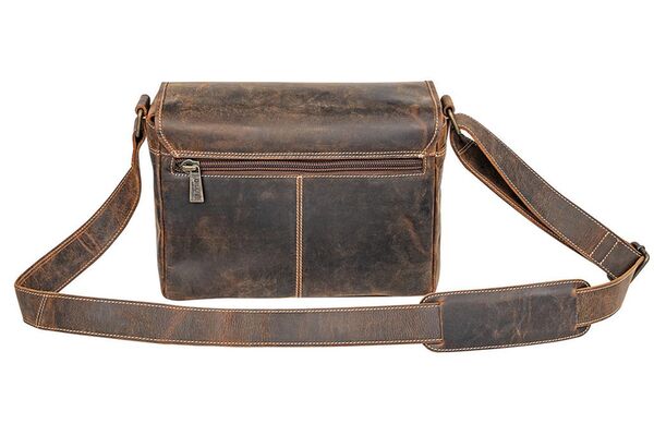 Gillis Leder Foto Schultertasche Trafalgar  vintage brown