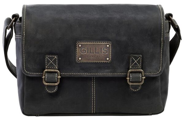 Gillis Leder Foto Schultertasche Trafalgar  vintage black