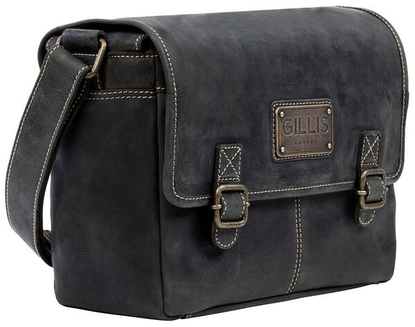 Gillis Leder Foto Schultertasche Trafalgar  vintage black