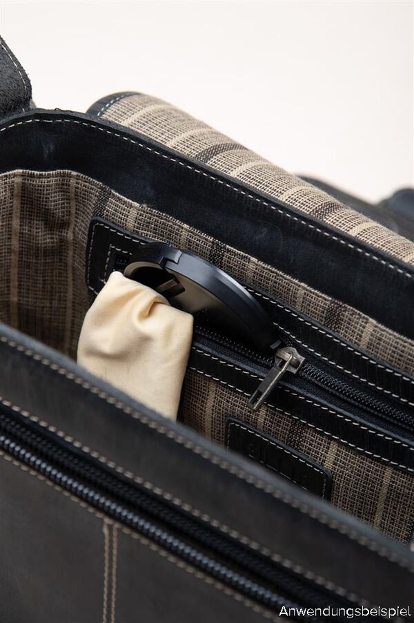 Gillis Leder Foto Schultertasche Trafalgar  vintage black