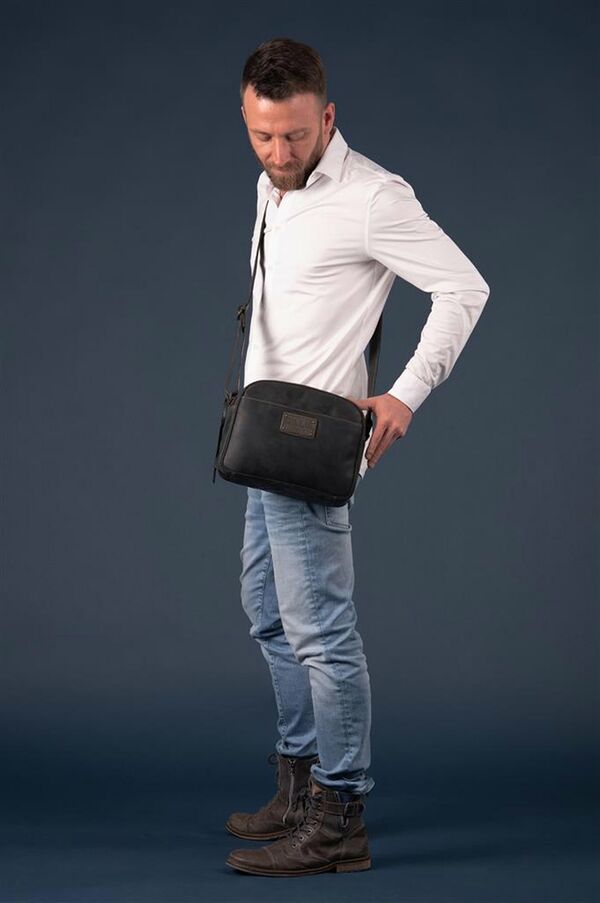 Gillis Leder Fototasche  Trafalgar Compact  vintage black