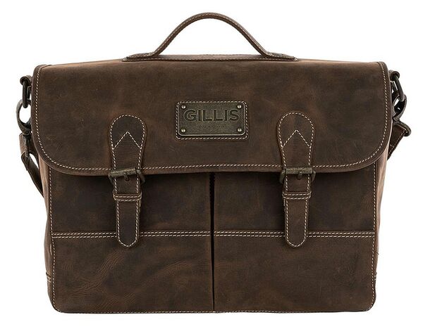 Gillis Leder Tasche Trafalgar Attaché  vintage brown