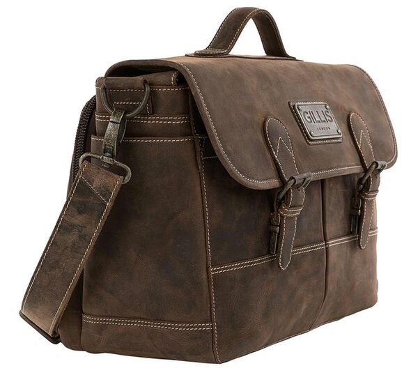 Gillis Leder Tasche Trafalgar Attaché  vintage brown