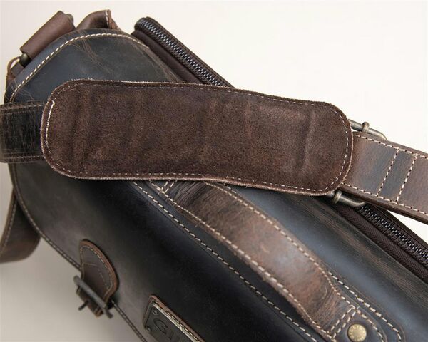 Gillis Leder Tasche Trafalgar Attaché  vintage brown