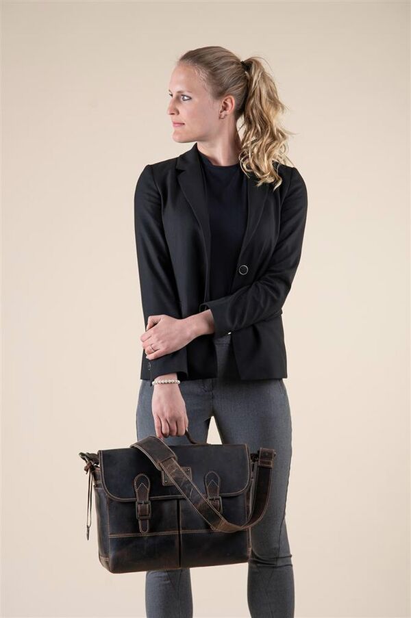 Gillis Leder Tasche Trafalgar Attaché  vintage brown