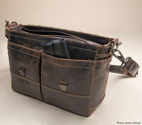 Gillis Leder Tasche Trafalgar Attaché  vintage brown