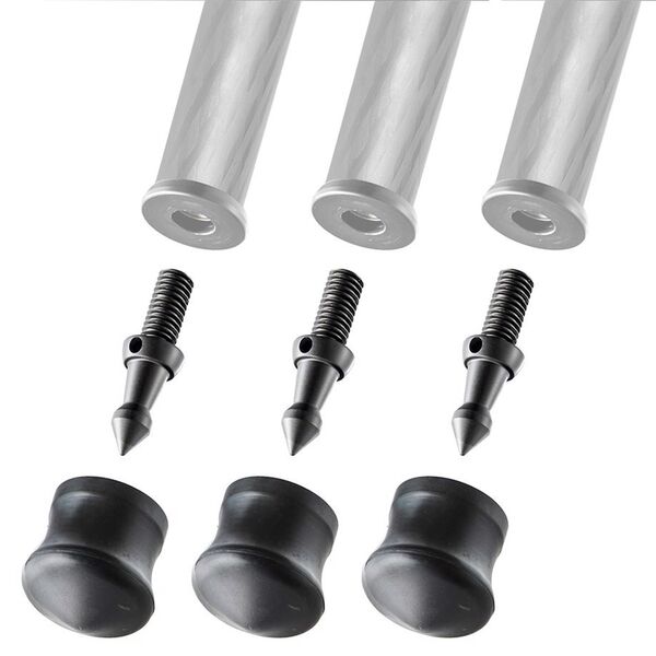 Gitzo auswechselbarer Spike- und Gummi-Fuß, 38mm, 3er Set 