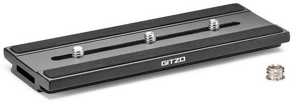 Gitzo Schnellwechselplatte, langes D-Profil mit Gummierung 