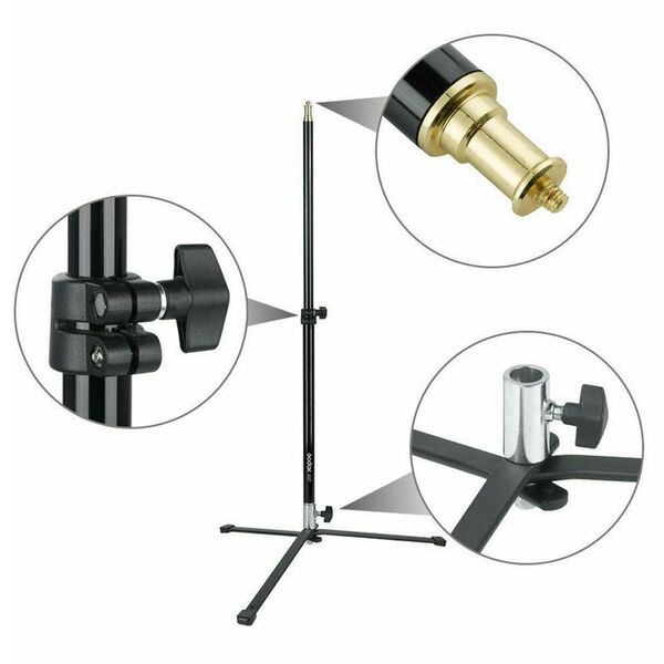 Godox 90F Foldable Floor Light Stand with Removable Base 