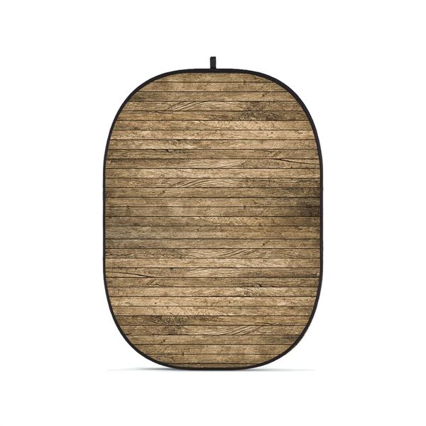 Godox CBA-WW - Klappbare Hintergrundkulisse - Holzwand  Nr. 4