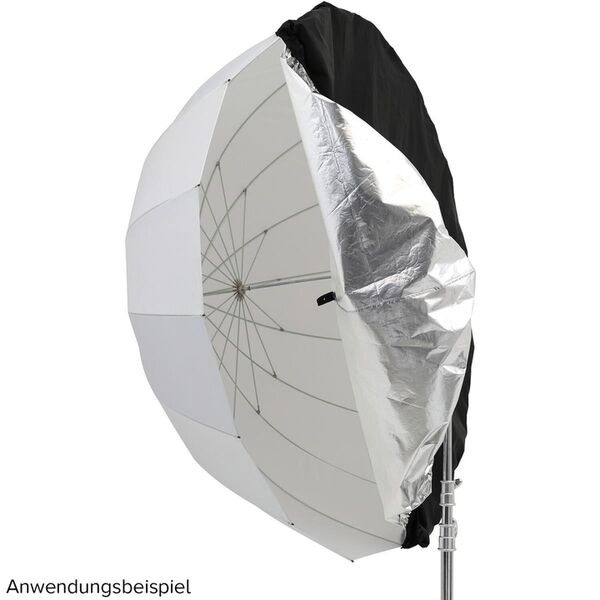 Godox DPU-130BS silber/schwarzes reflektierendes Gewebe für Parabolschirm 