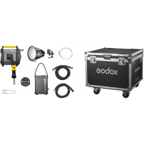 Godox KNOWLED  MG4K Bi-Color LED Light with Flight Case