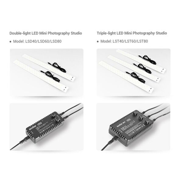 Godox LED Ministudio  60x60x60cm Double Light