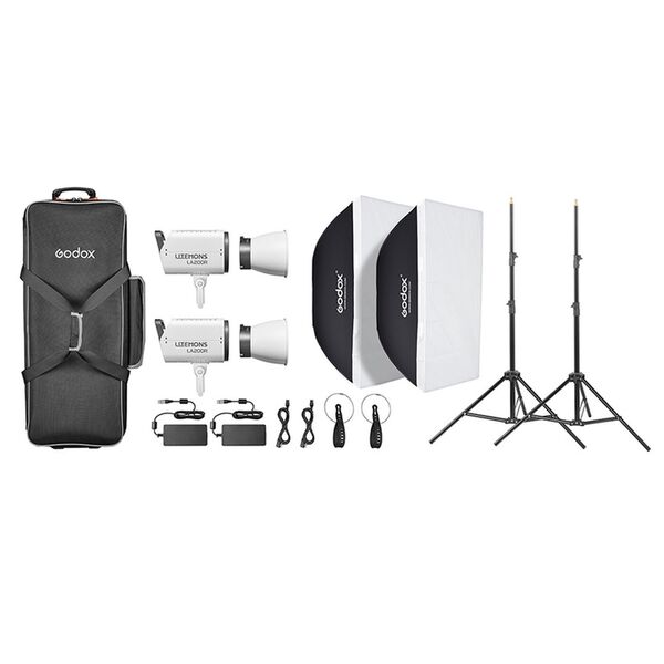 Godox Litemons RGB LED Video Light 2 Light Kit  LA200R 