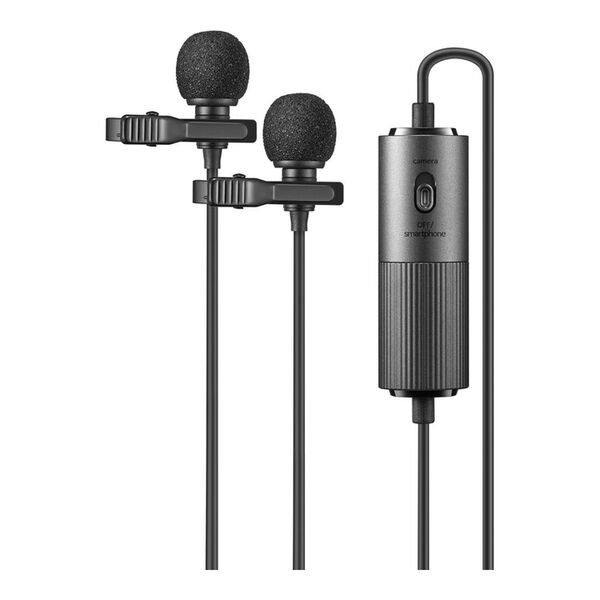 Godox LMD-40C - Dual Omni-direktionales Lavalier Mikrofon  4 m