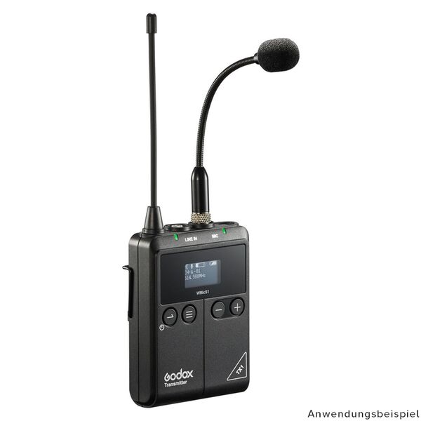 Godox LMS-1NL - Omnidirektionales Gooseneck Mikrofon mit 3.5mm TRS Locking Connector 