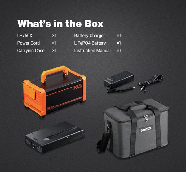 Godox LP750X - Power Inverter for UK plug 