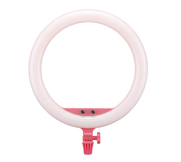 Godox LR150P - LED Ring Licht mit Smartphonehalterung  pink