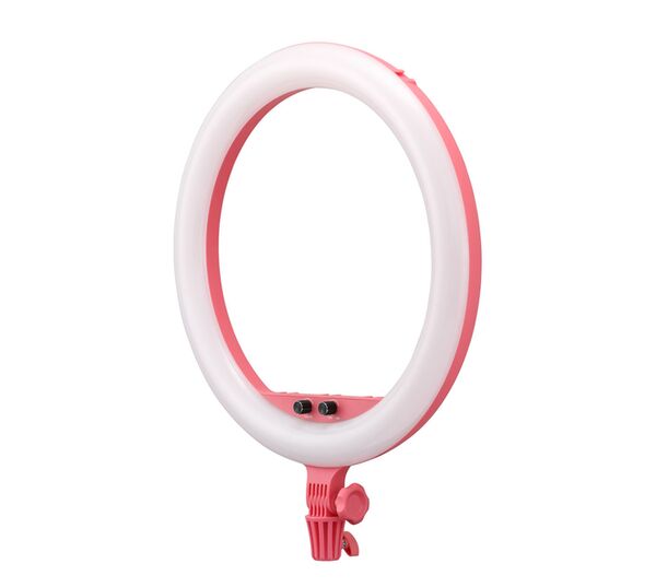 Godox LR150P - LED Ring Licht mit Smartphonehalterung  pink