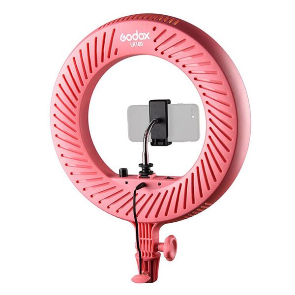Godox LR180 LED Ringlicht  pink