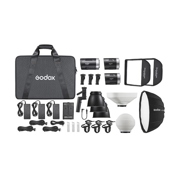 Godox ML-Kit2 - Kit 1 x ML60Bi, 2 x ML30Bi & Accessories 