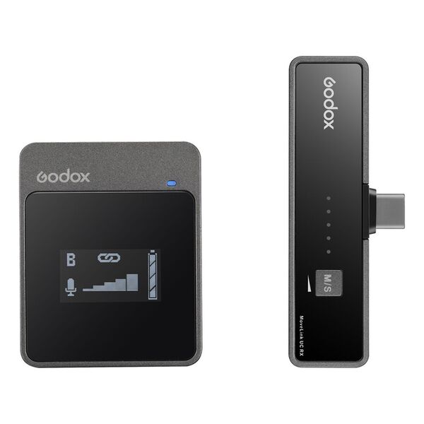 Godox MoveLink UC1 - 2.4GHz Drahloses Mikrofon System (für USB Type-C Geräte 