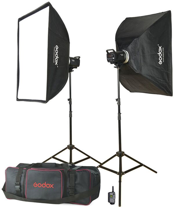 Godox MS200-F - Studio flash kit  2xMS200 & Zubehör