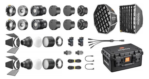 Godox MS60R 2K - Kit 2 x RGB LED Light + Accessories 
