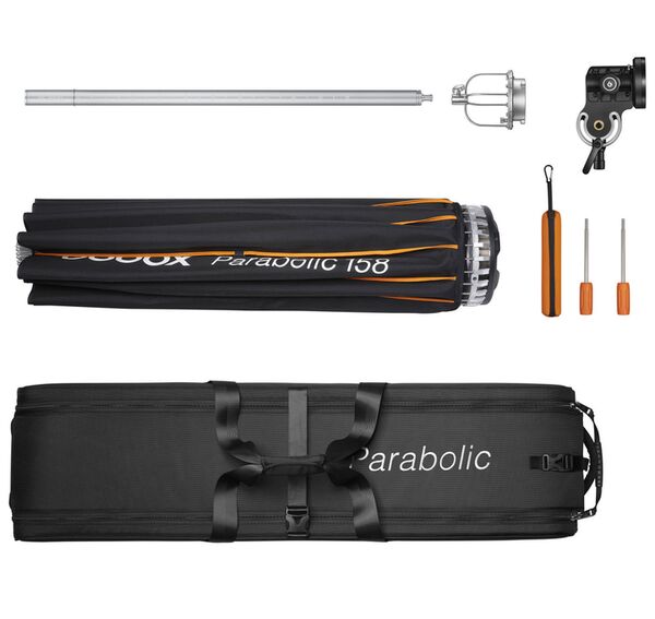 Godox Parabolic Reflector Zoom Box P158Kit 