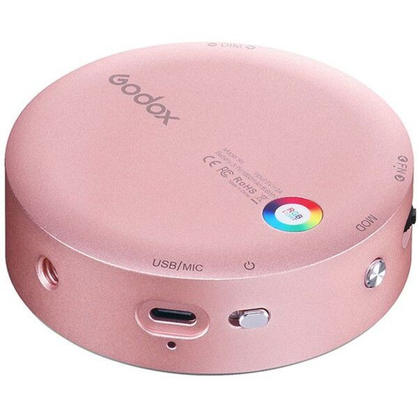 Godox R1 Mobile RGB LED-Licht  rosa Gehäuse