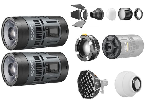 Godox RS60 - LED Light  Bi-Color 2er Kit + Accessories