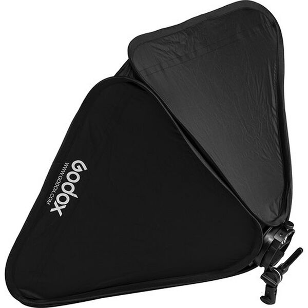Godox S2 type Bracket Bowens + Softbox 60x60cm + Grid 