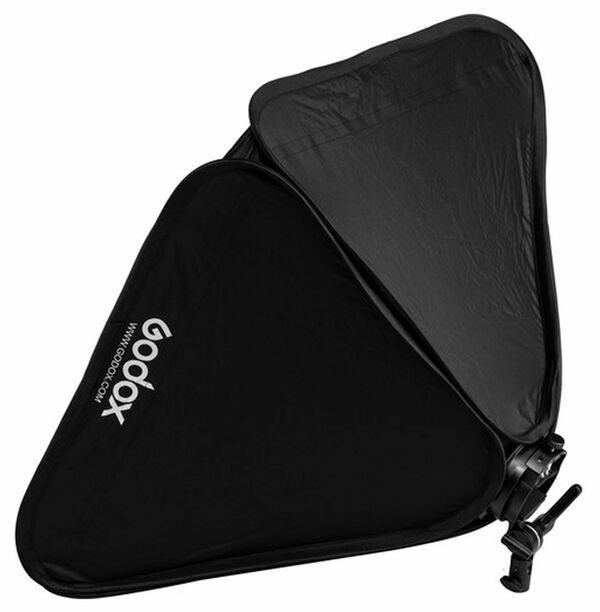 Godox S2 type Bracket Bowens + Softbox  60x60cm
