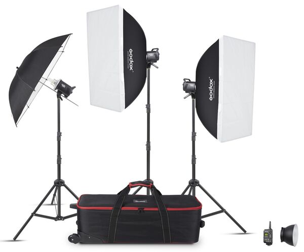 Godox Studio flash kit (3xMS300-V & accessories)  MS300V-D