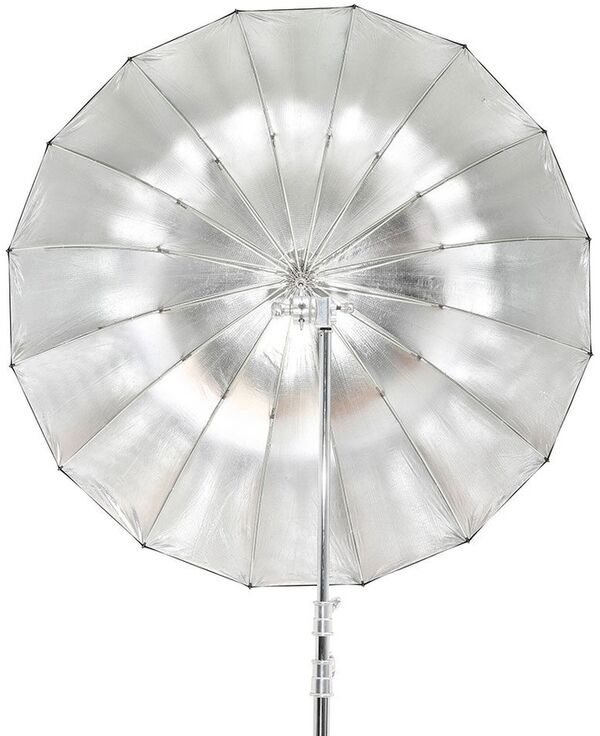Godox UB-130S - Parabolic reflective studio umbrella  silber 130cm