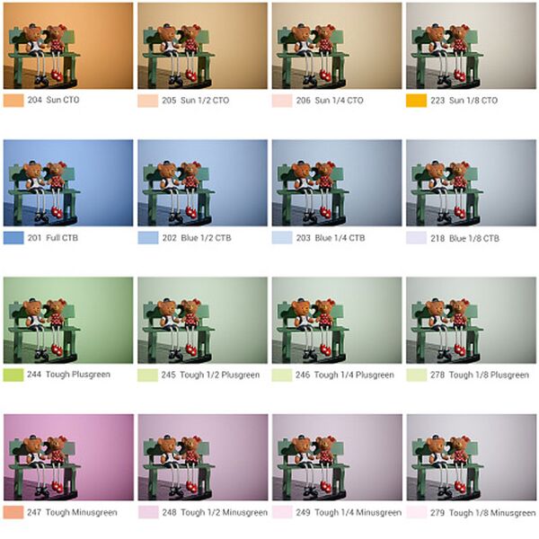 Godox V-11T - Color filter set matt 32 colours for V1 