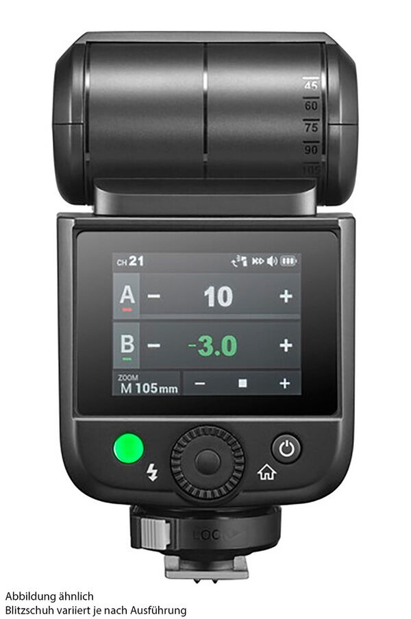 Godox V480 mit Akku  Canon