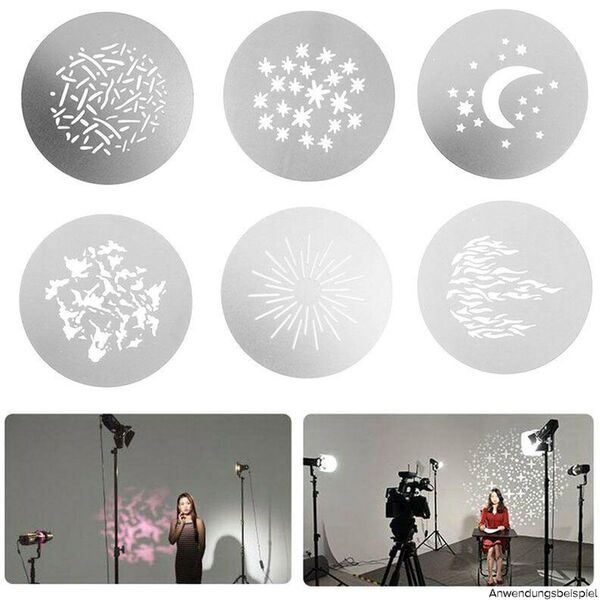 Godox VSA Gobo set for VSA spotlights  GS1