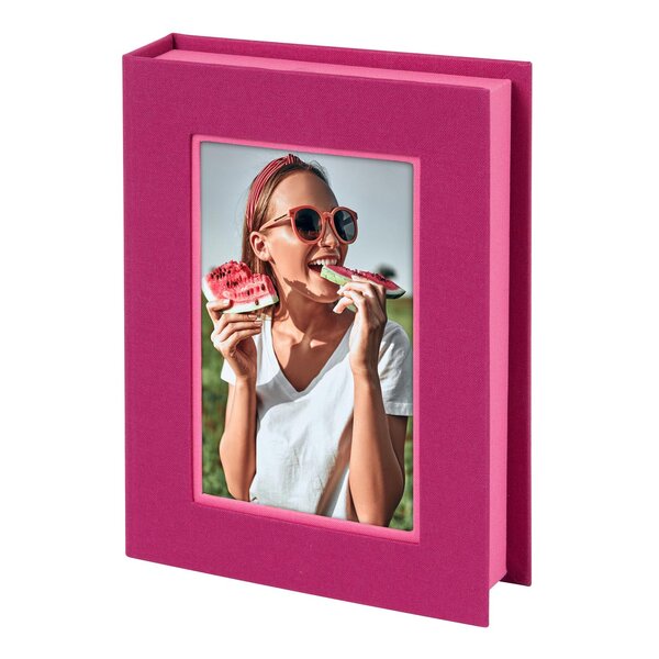 goldbuch Aufbewahrungsbox Bella Vista mit Bildausschnitt  fuchsia/pink