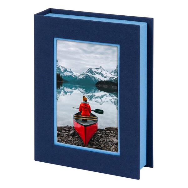 goldbuch Aufbewahrungsbox Bella Vista mit Bildausschnitt  blau/himmelblau