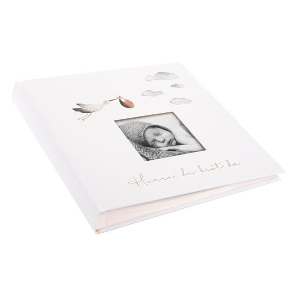 goldbuch Babyalbum Hurra - Du bist da! 30x31 58 Seiten mit Fenster 
