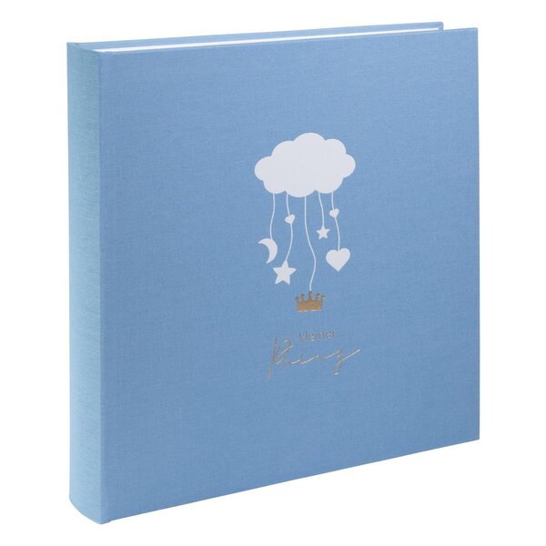 goldbuch Babyalbum Wolkenpoesie 30x31 inkl. 6 farbigen illustrierten Seiten  blau