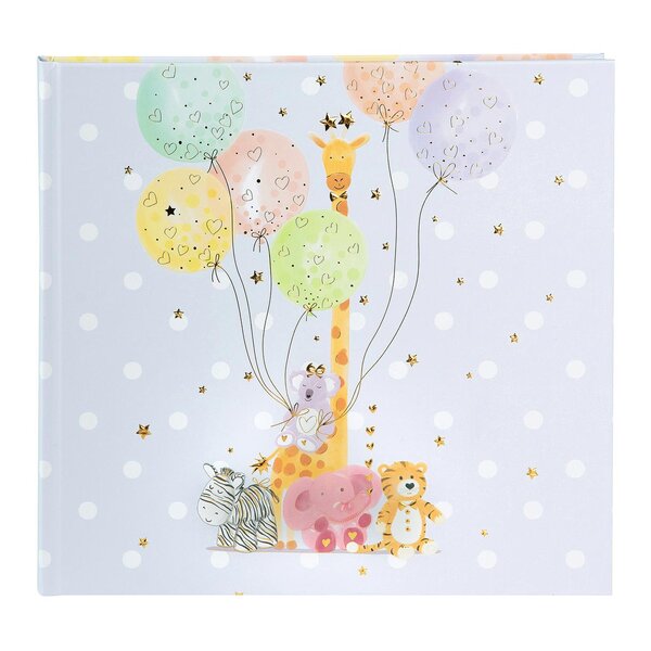 goldbuch Babytagebuch Balloon Party 24,5x22,5 mit 100 illustrierten Seiten 