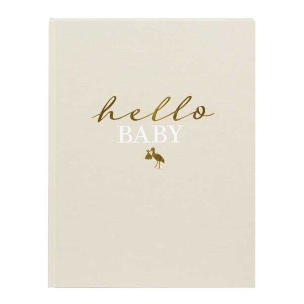 goldbuch Babytagebuch Hello Baby 21x28 44 illustrierten Seiten  beige